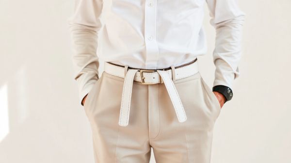 Top 5 conseils pour sélectionner la ceinture blanche parfaite pour homme