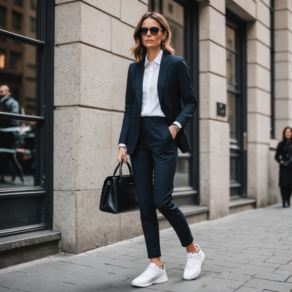 Comment marier des chaussures de sport avec des tenues de bureau?